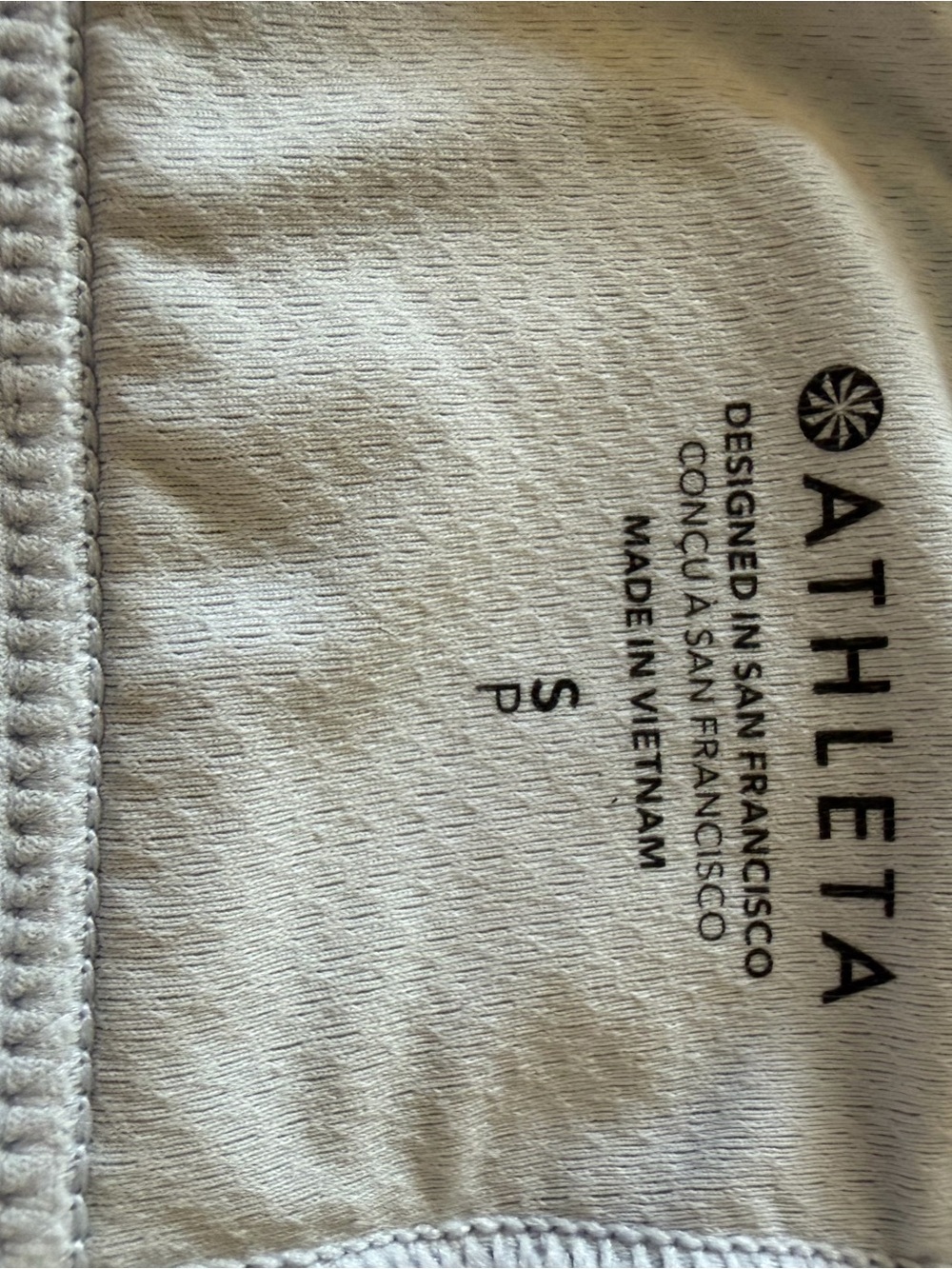 Athleta Vital Pale Blue Strappy Sports Bra - Picture 3 of 3